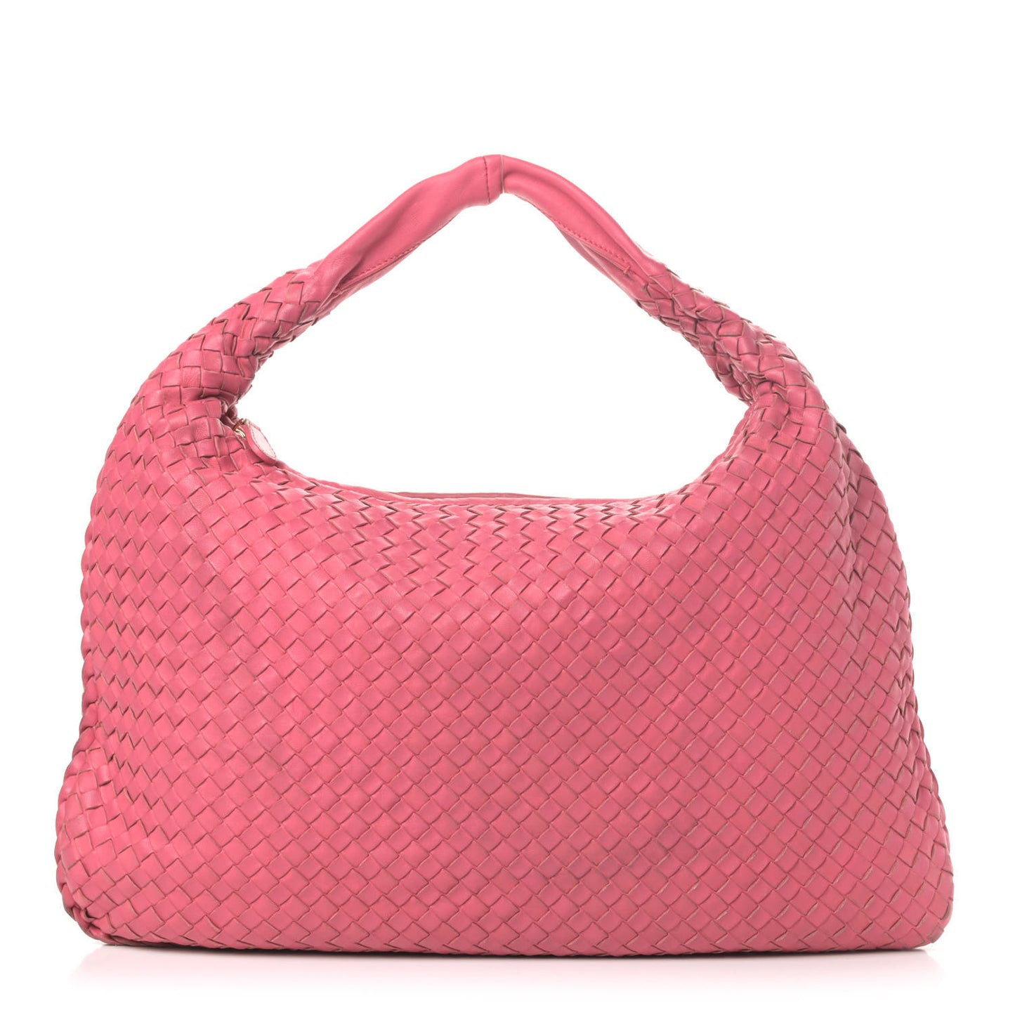 Nappa Intrecciato Large Veneta Hobo Antique Pink
