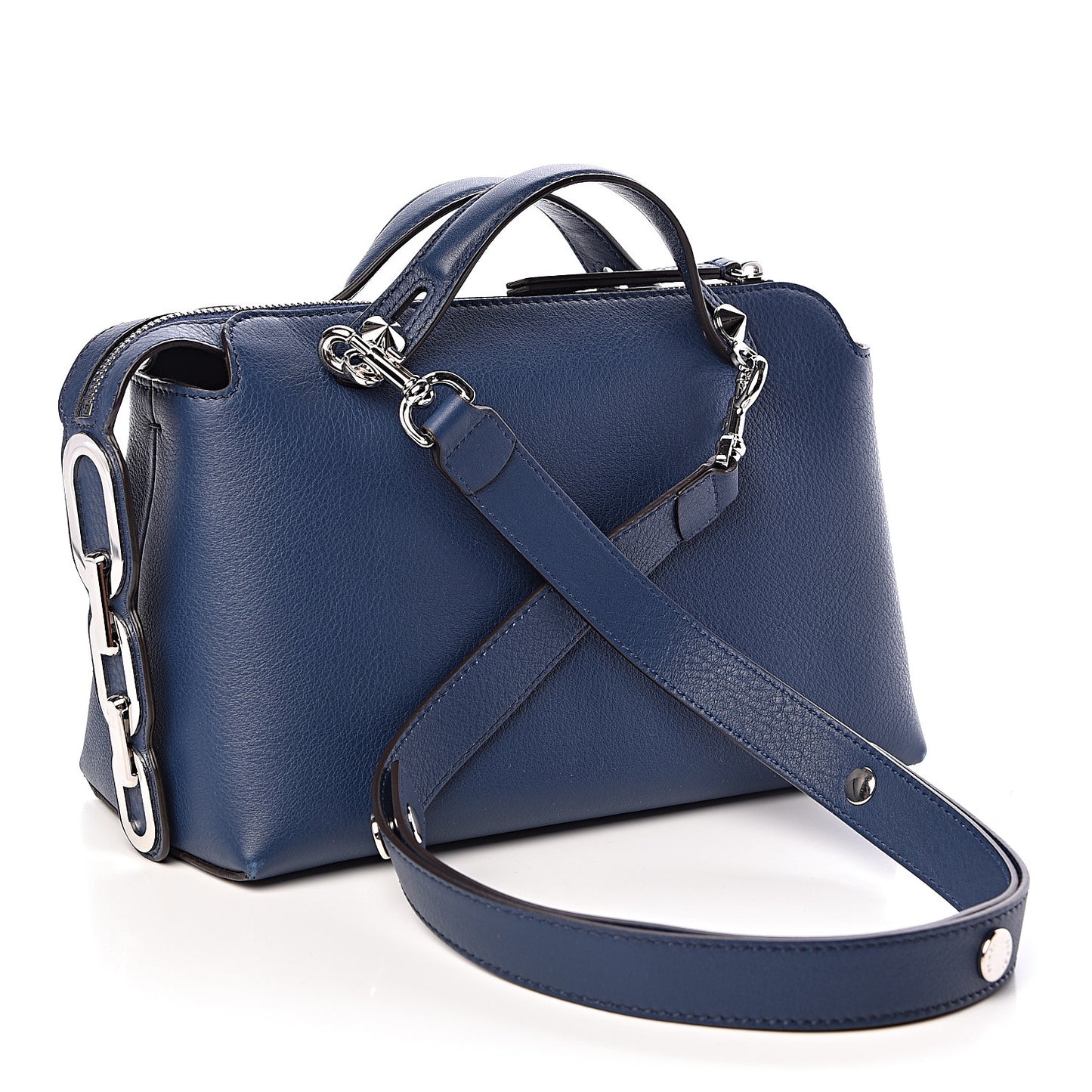 Vitello Dolce Chain Tail Medium By The Way Boston Bag Blue