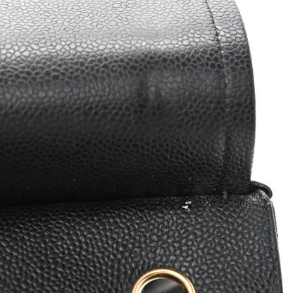 Chanel Caviar Quilted Jumbo Double Flap Black 11 of 13