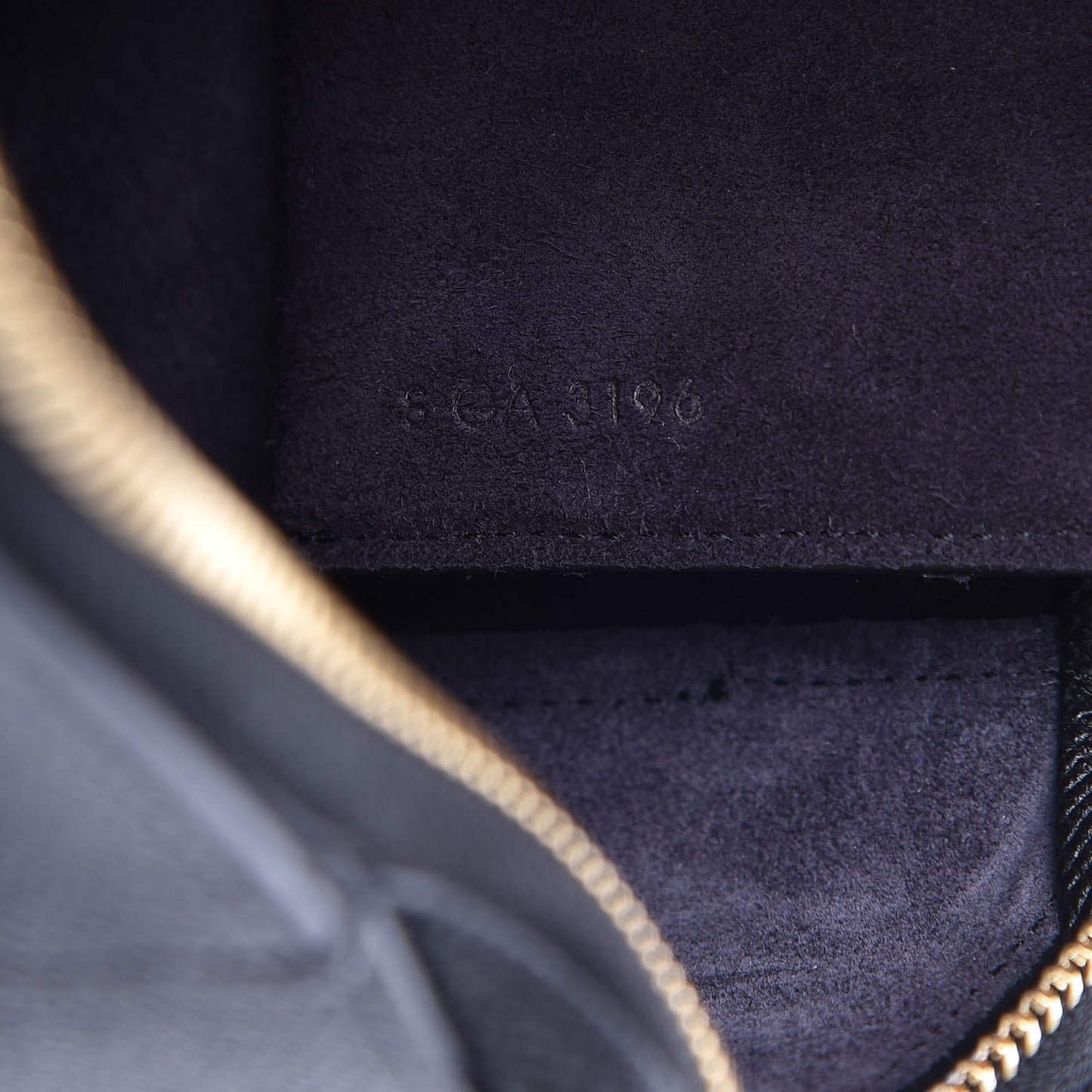 Grained Calfskin Micro Belt Bag Black
