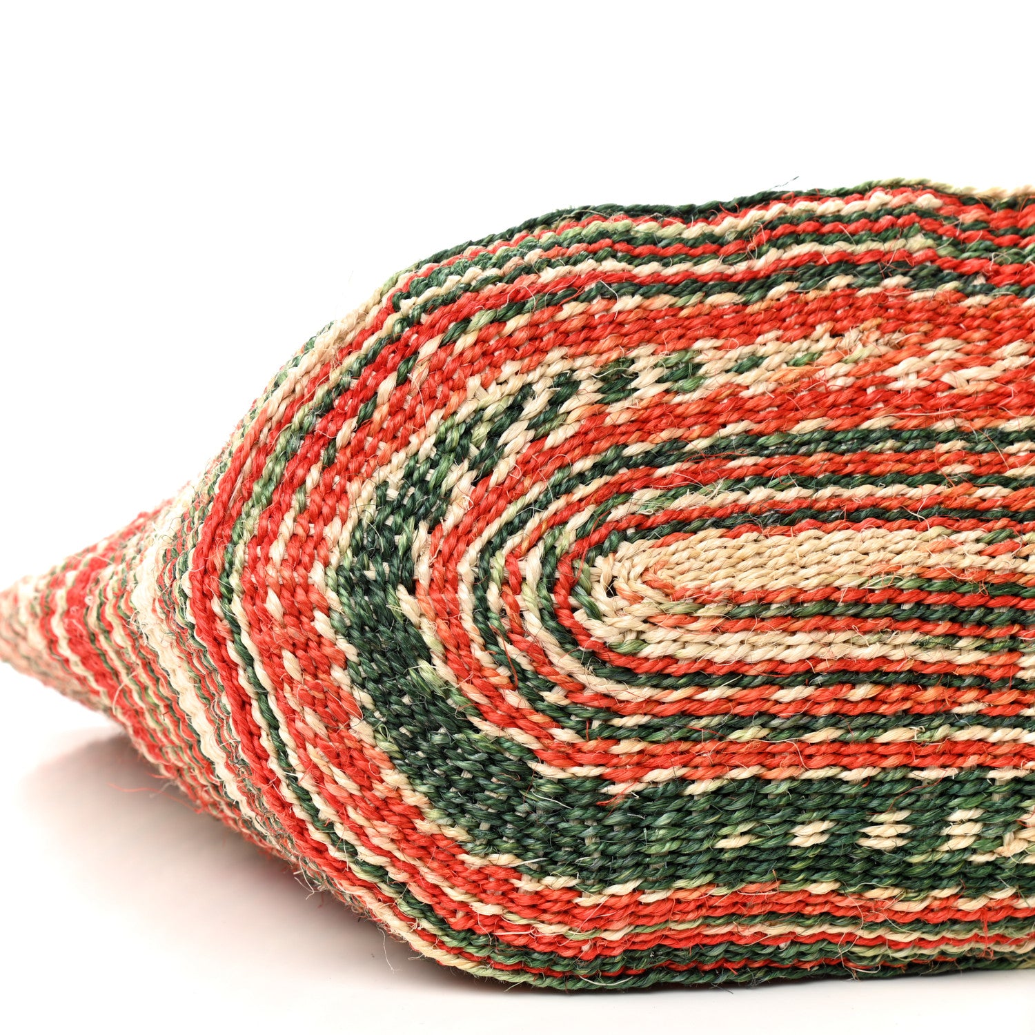 Loewe Sisal Calfskin Raffia Paula's Ibiza Basket Tote Natural Multicolor 8 of 9