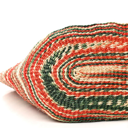 Loewe Sisal Calfskin Raffia Paula's Ibiza Basket Tote Natural Multicolor 8 of 9