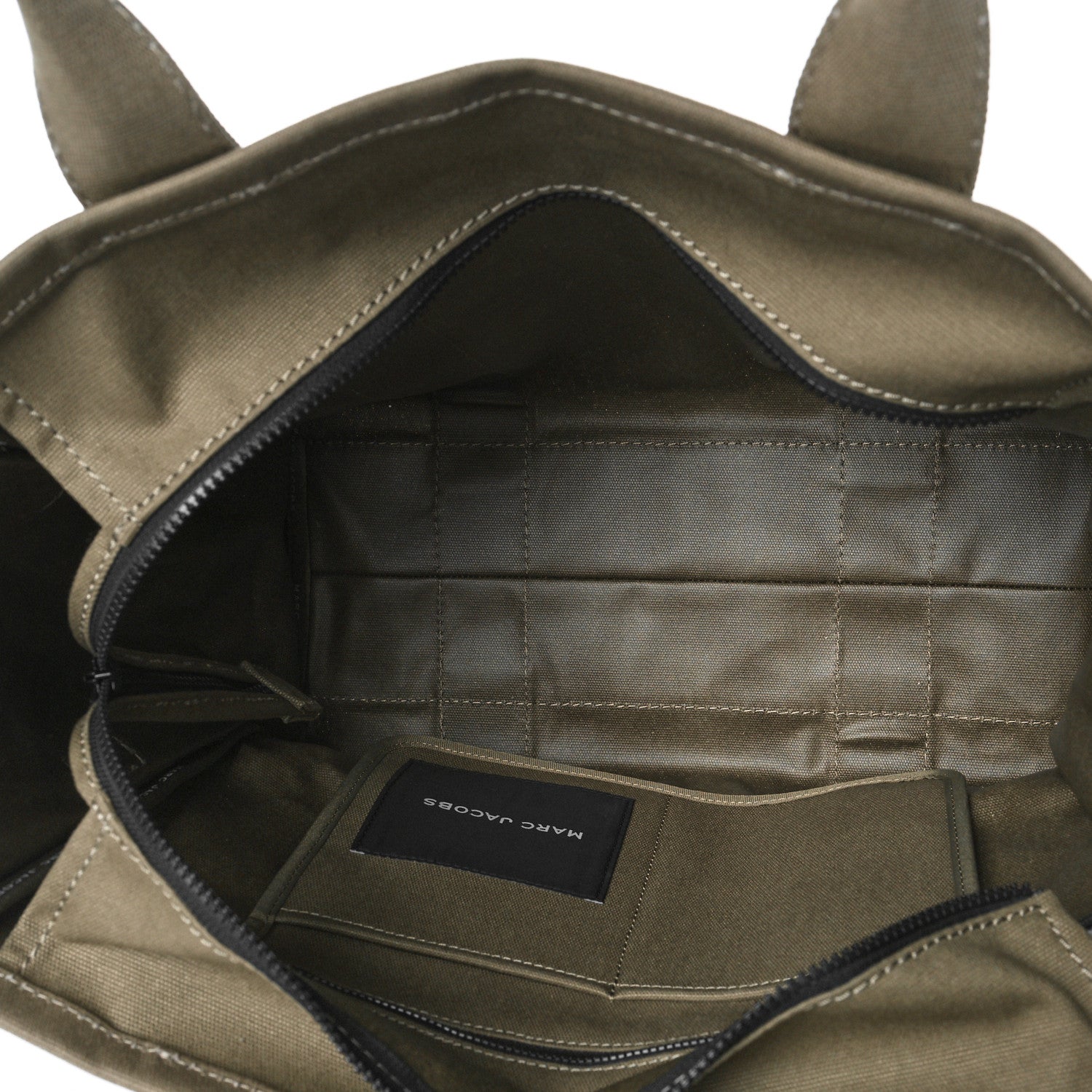 Marc Jacobs Canvas Large Summer Tote Bag Slate Green 5 of 9
