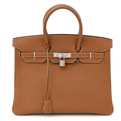 Hermes Togo Birkin 35 Gold 1 of 17