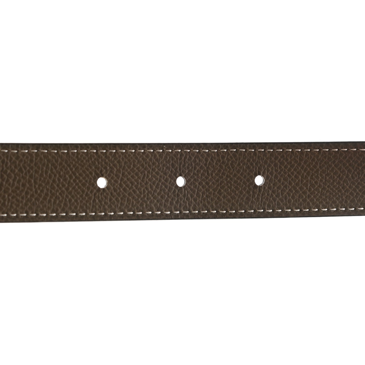 Swift Epsom 32mm Martelee Constance H Belt 85 Black Etoupe