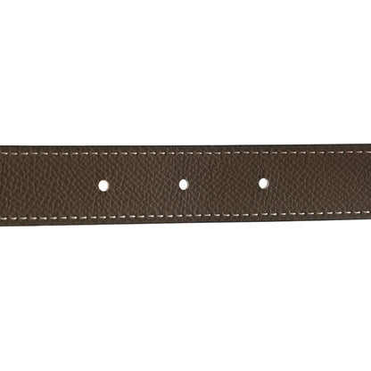 Hermes Swift Epsom 32mm Martelee Constance H Belt 85 Black Etoupe 3 of 8