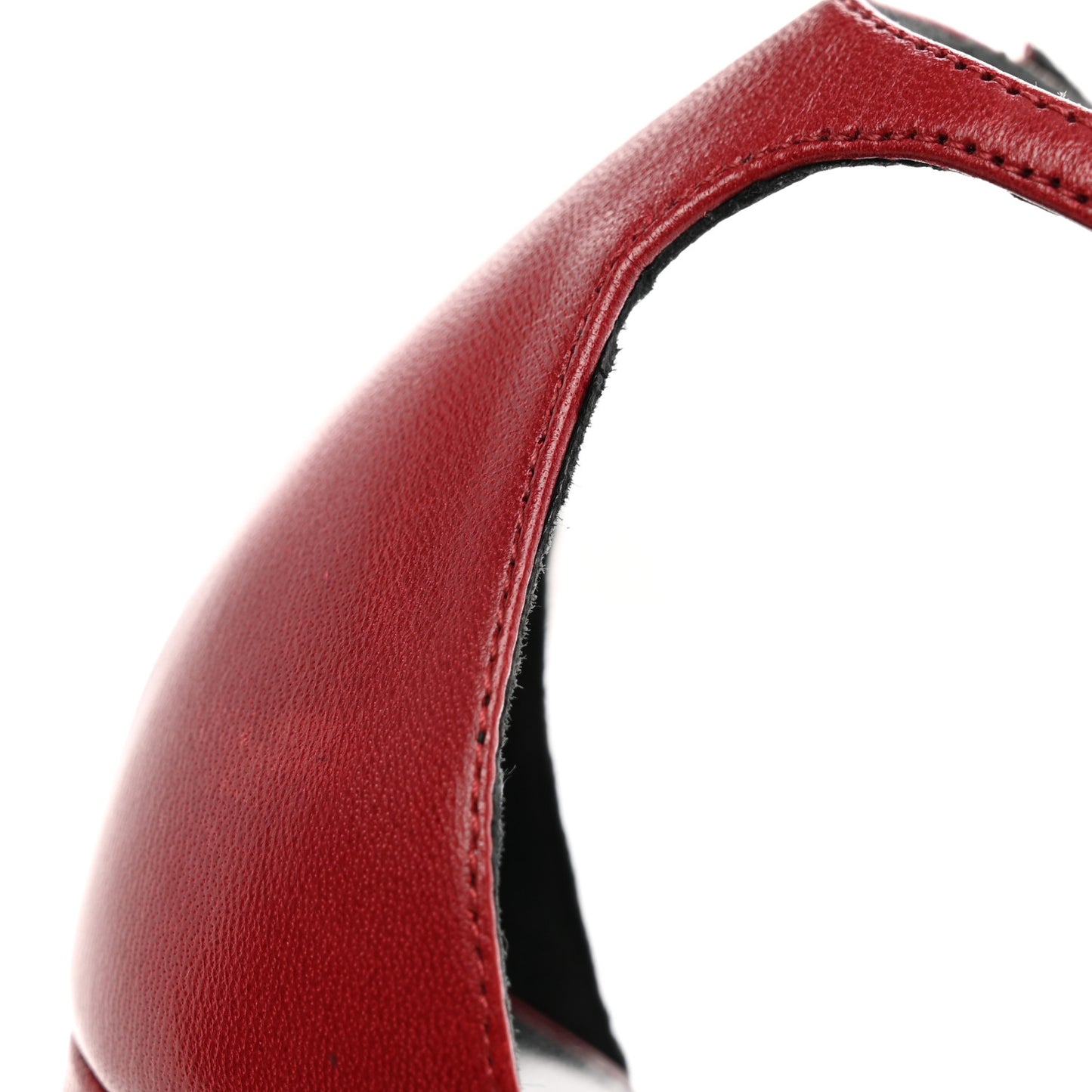 Smooth Calfskin Bea 90 Ankle Strap Sandals 38 Opyum 38 Red