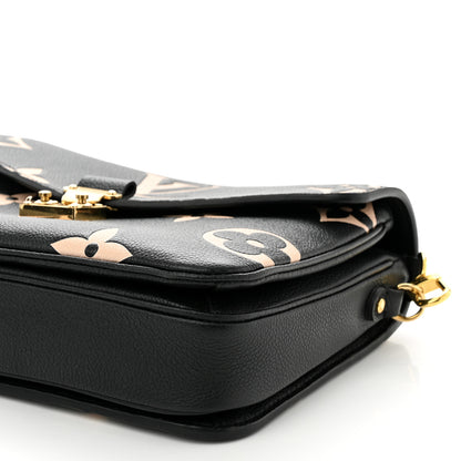 Louis Vuitton Empreinte Monogram Giant Pochette Metis Black Beige 9 of 9