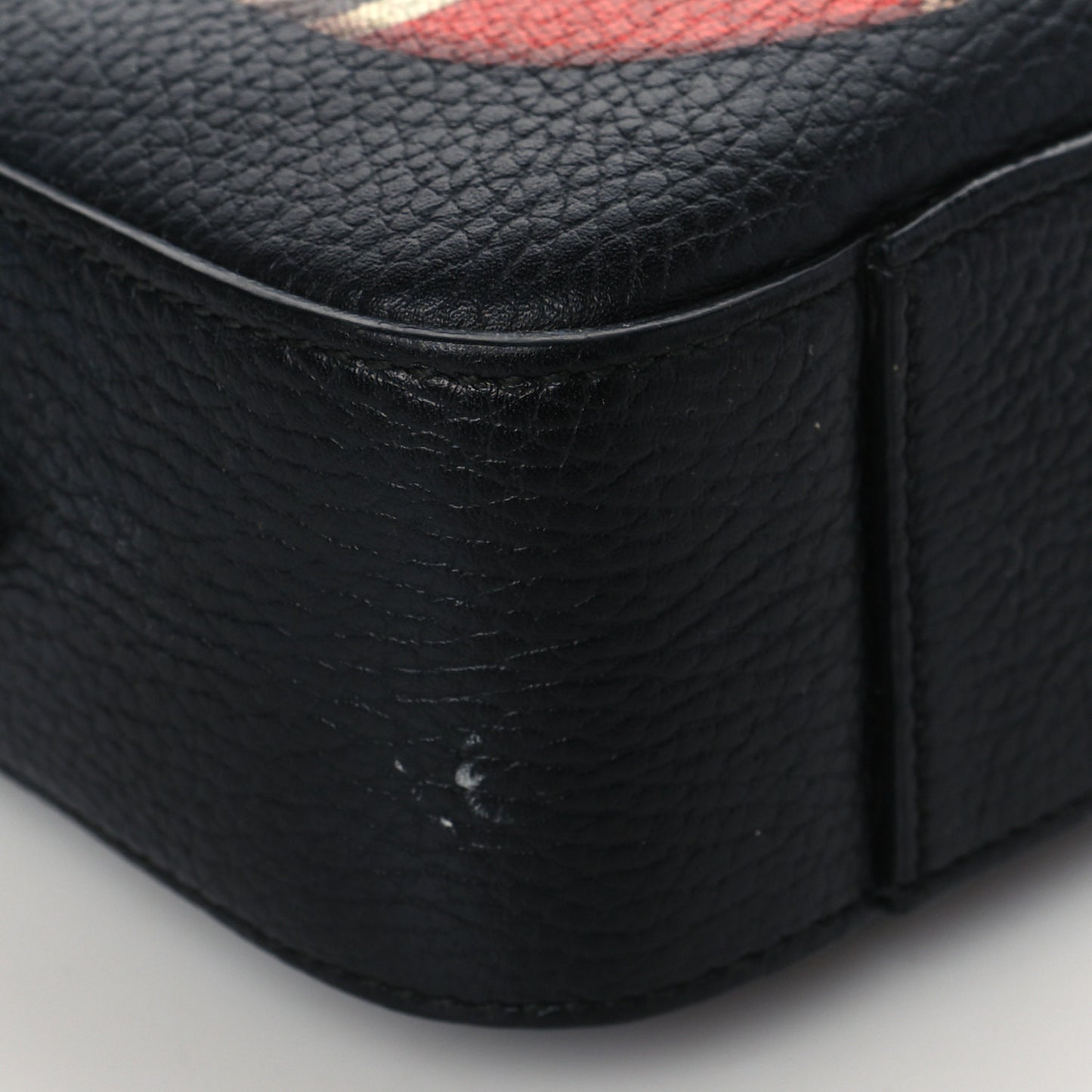 Grained Calfskin Sylvie Web Kingsnake Small Camera Bag Black Multicolor