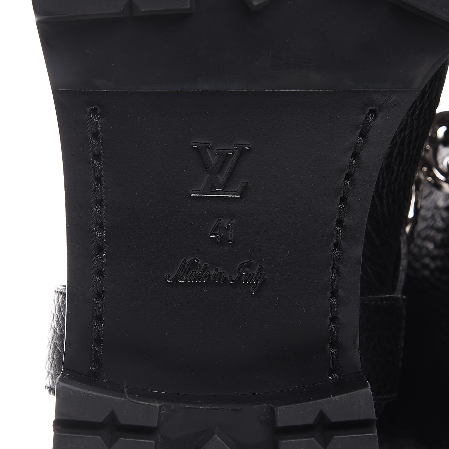Louis Vuitton Calfskin Outlaw Flat Half Boots 41 Black 6 of 8