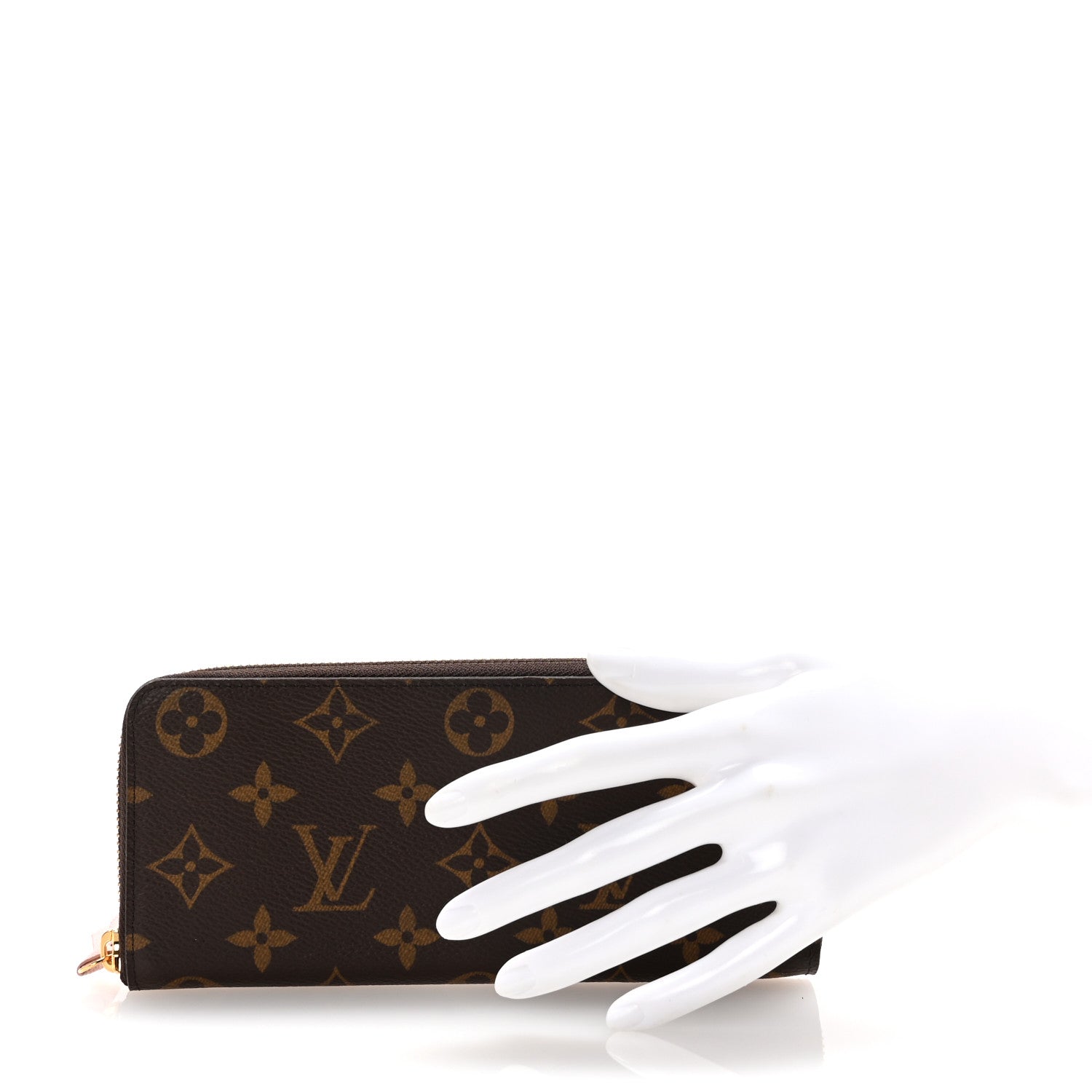 Louis Vuitton Monogram Clemence Wallet Rose Ballerine 2 of 6