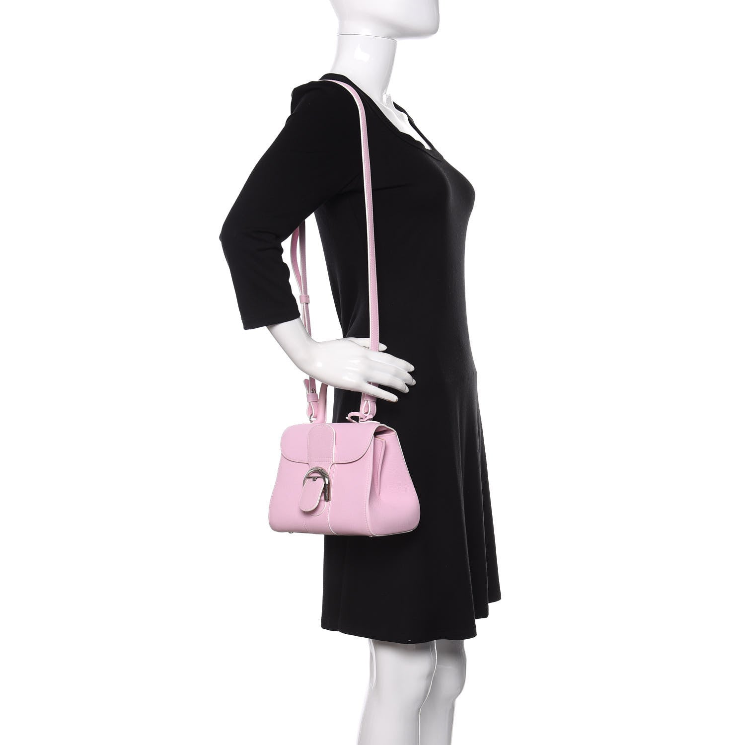 Delvaux Grained Calfskin Mini Brillant Satchel Nakuru 2 of 12