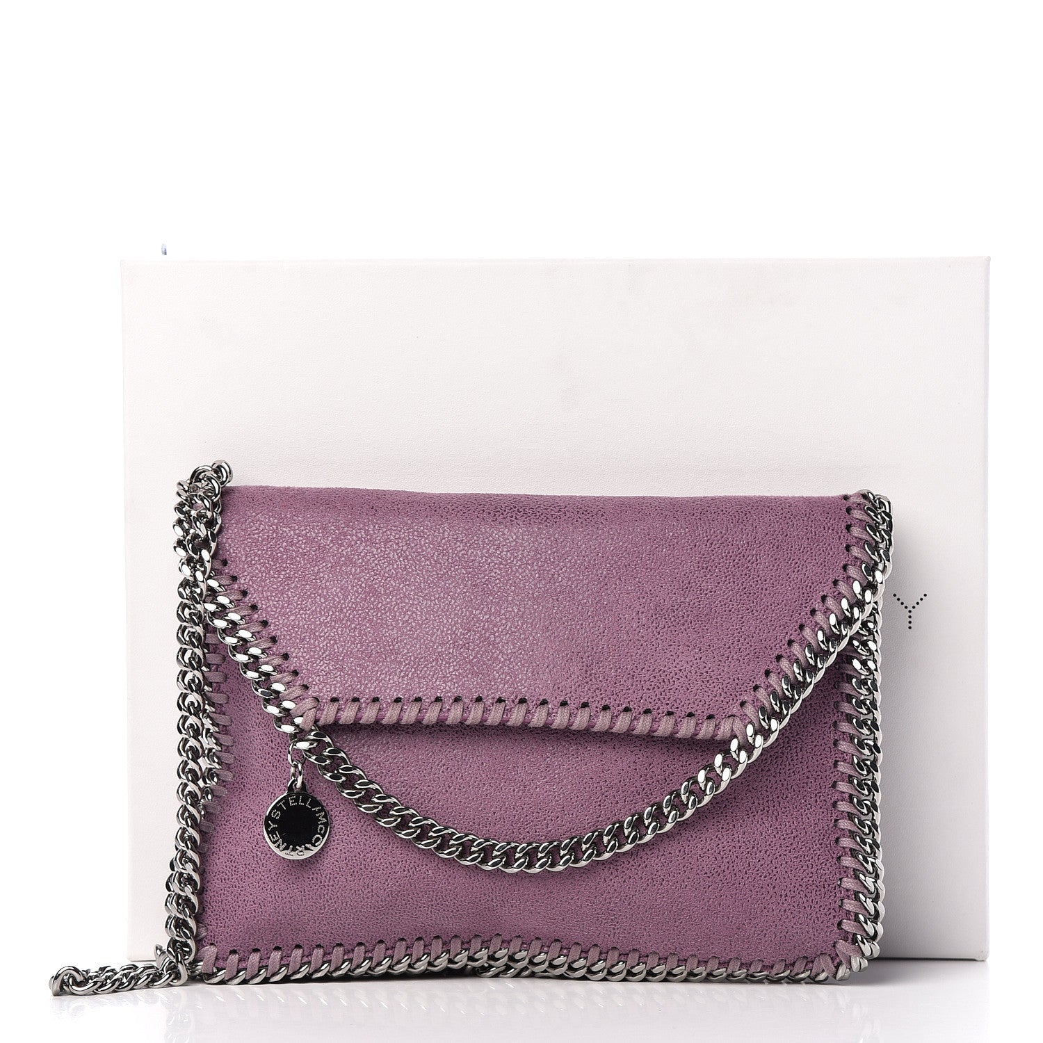 Stella McCartney Shaggy Deer Falabella Mini Crossbody Bag Purple 9 of 9