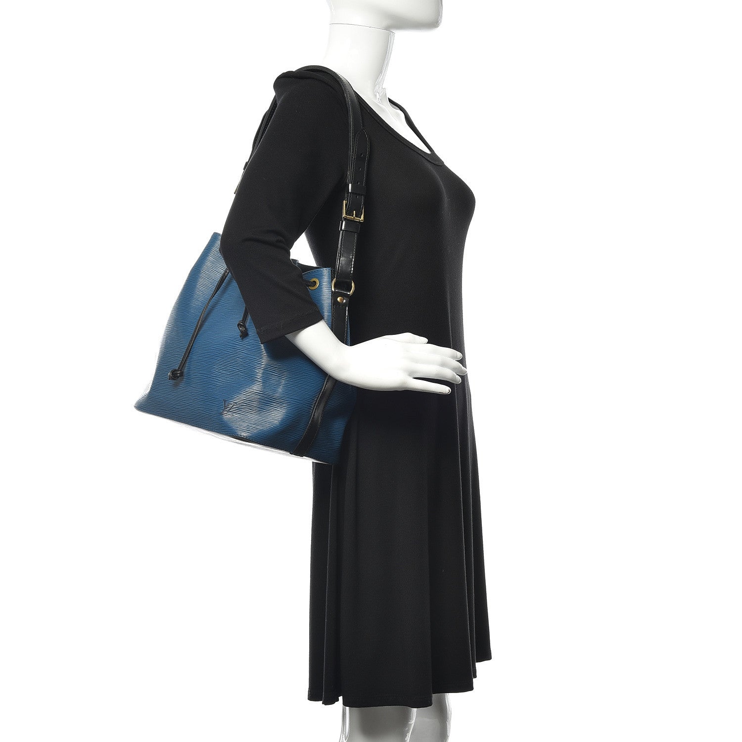 Louis Vuitton Epi Petit Bi-Color Noe Toledo Black 2 of 15