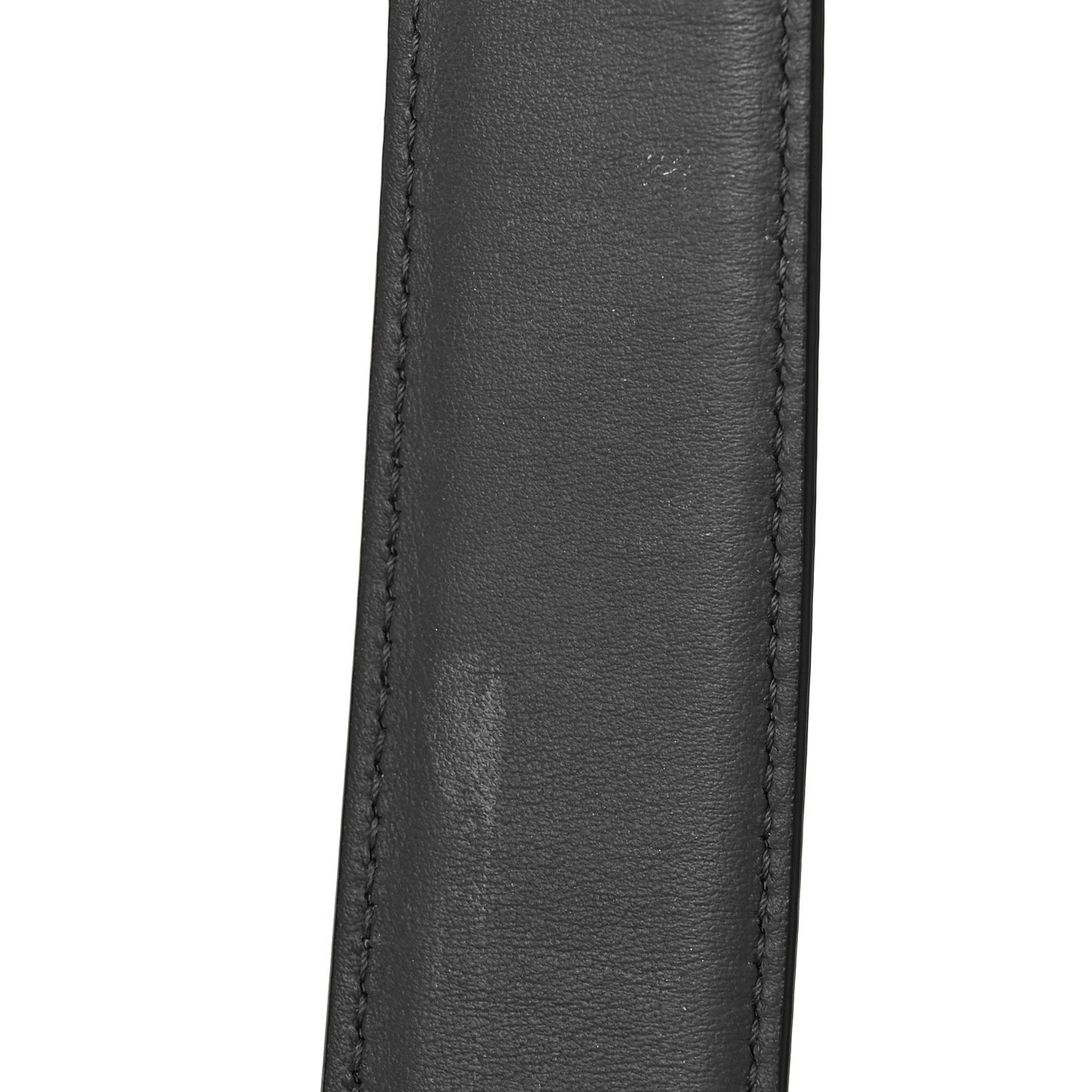 Vitello Seta Chenille FF Mini Peekaboo Iconic Satchel Anthracite Asfalto