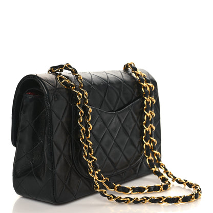 Chanel Lambskin Quilted Small Double Flap Black 3 of 9