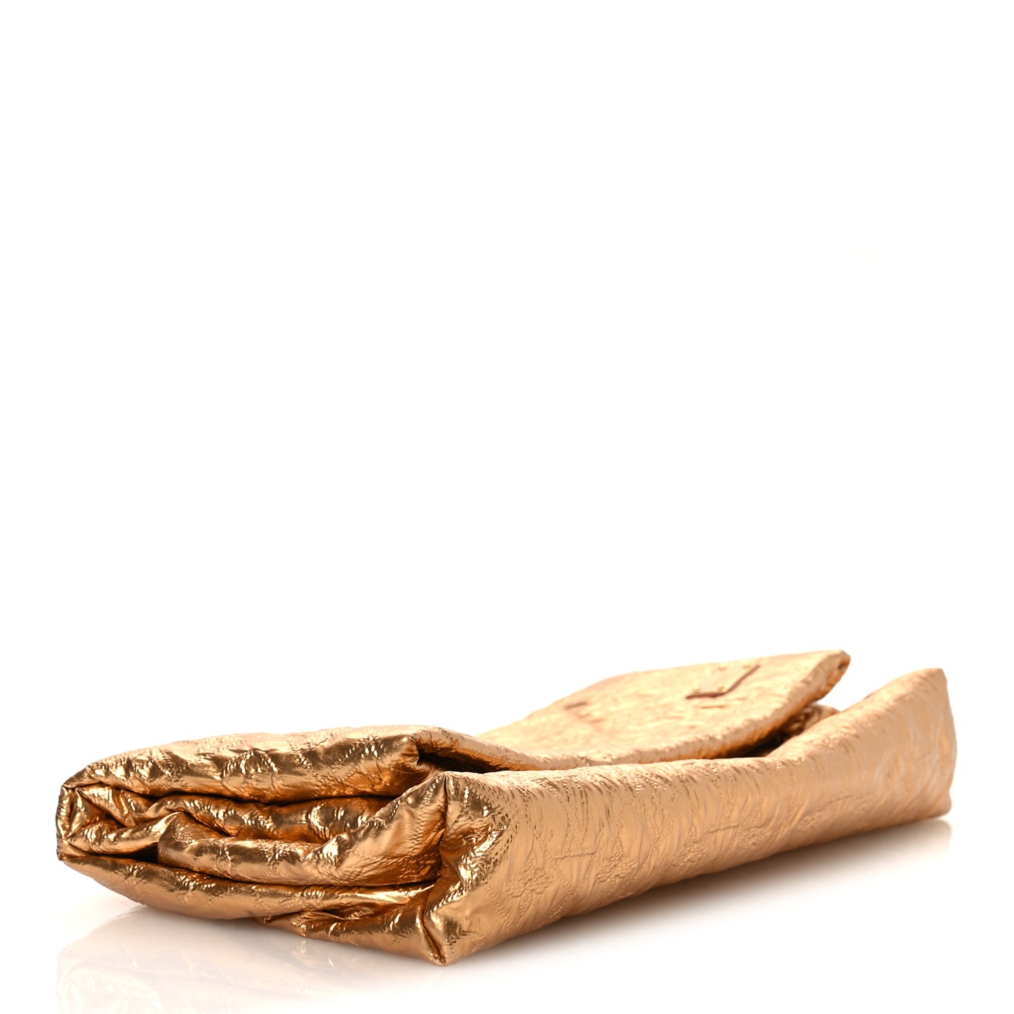 Jacquard Quilted Monogram Limelight Clutch PM Gold
