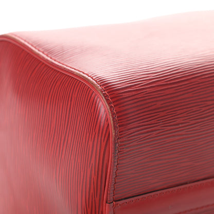 Louis Vuitton Epi Speedy 25 Castillan Red 9 of 17