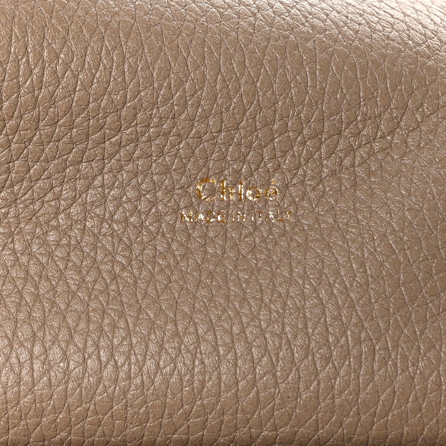 Shiny Grained Calfskin Medium Aby Day Shoulder Bag Motty Grey