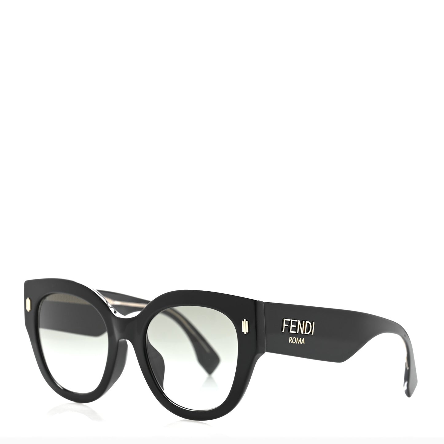Acetate Fendi Roma Sunglasses FF 0457/G/S Black