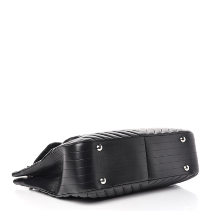 Chanel Caviar Chevron Quilted Flap Tote Black 4 of 10