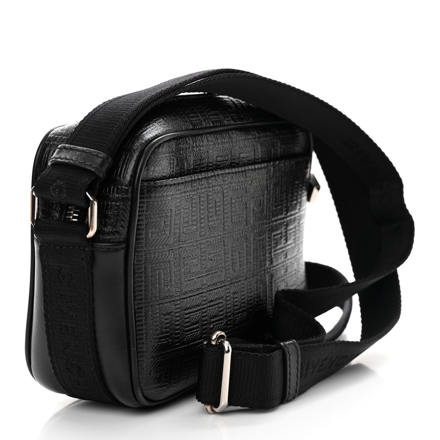 Givenchy Coated Canvas Logo Embossed G Essentials Camera Bag Black 2 of 12