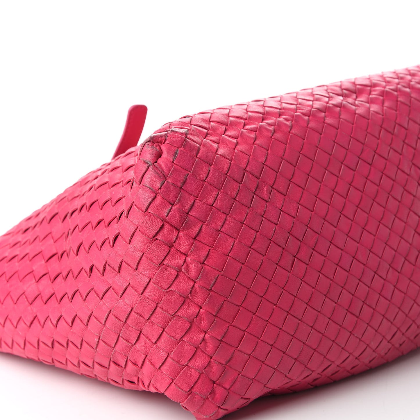Nappa Intrecciato Medium Seamless Tote Fuchsia