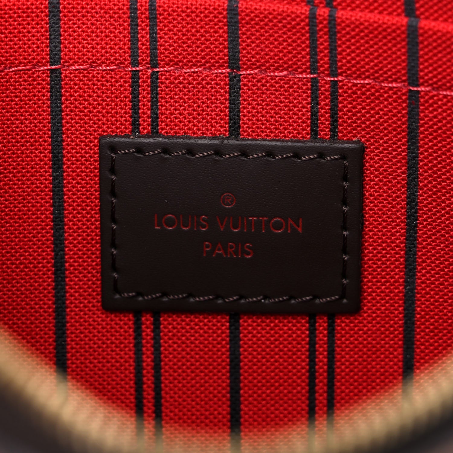 Louis Vuitton Damier Ebene Neverfull MM GM Pochette 6 of 7