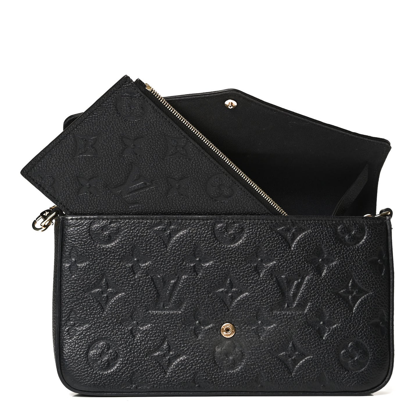 Empreinte Pochette Felicie Chain Wallet Black