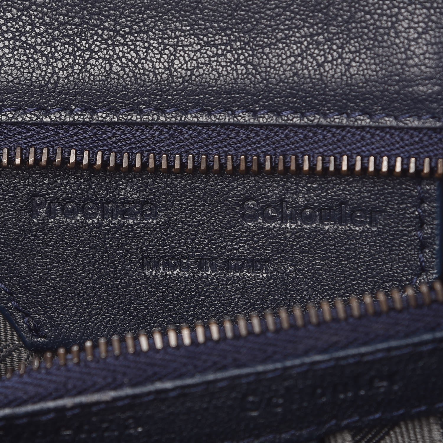 Proenza Schouler Lambskin Medium PS1 Satchel Indigo 8 of 10