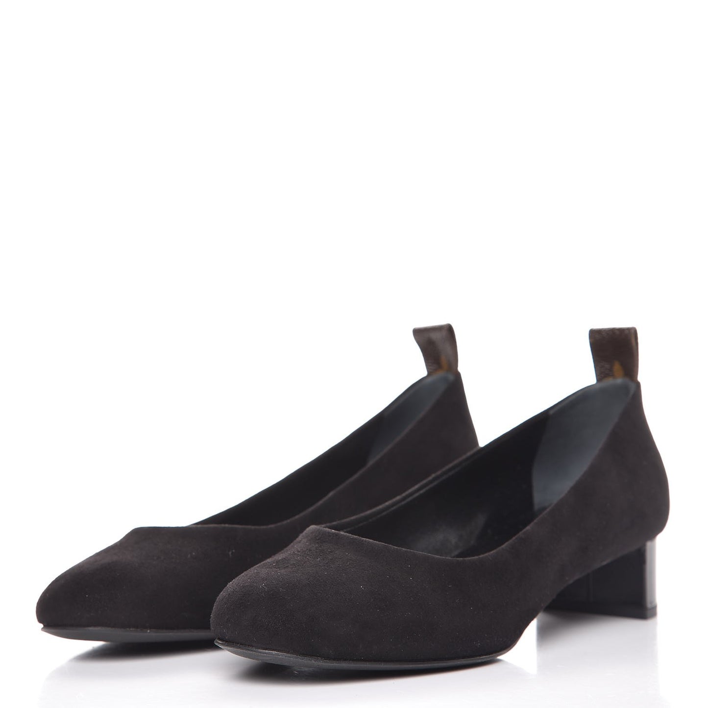 Suede Uniformes Pump 37.5 Black