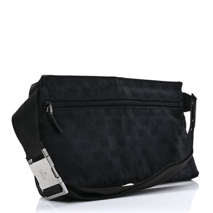 Gucci GG Monogram Double Pocket Belt Bag Black 3 of 10
