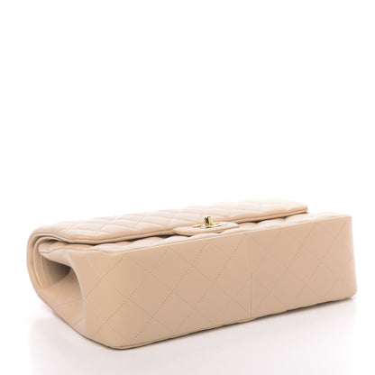 Chanel Lambskin Quilted Jumbo Double Flap Beige Clair 4 of 11