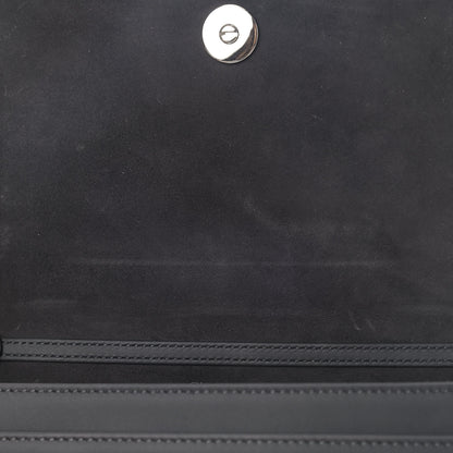 Christian Dior Ultra Matte Calfskin Diorama Wallet on Chain Pouch Black 11 of 11