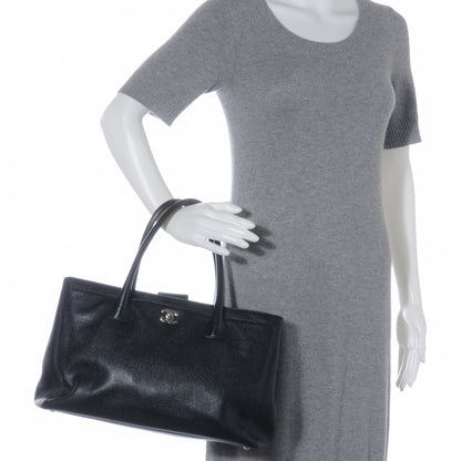 Chanel Calfskin Cerf Executive Shopper Tote Black 2 of 7