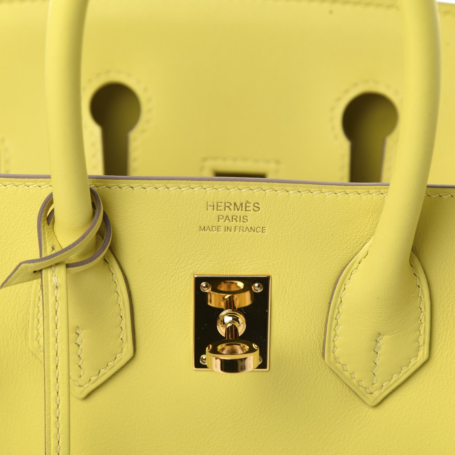 Hermes Swift Birkin 25 Lime 6 of 11