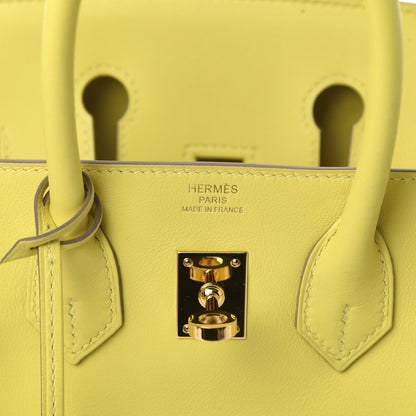 Hermes Swift Birkin 25 Lime 6 of 11