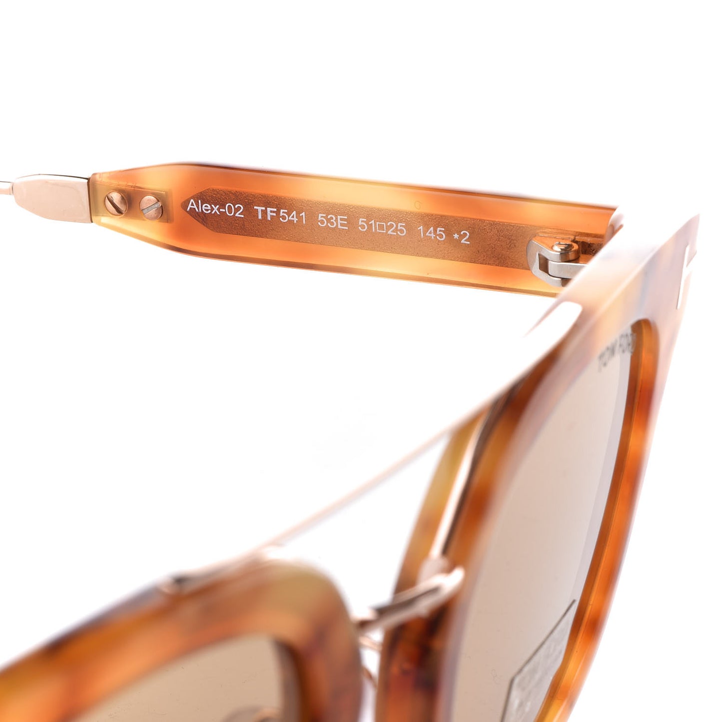 Alex Squared Sunglasses TF541 Vintage Havana