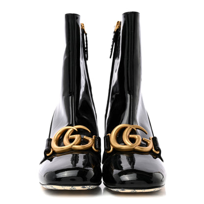 Gucci Vernice GG Victoire 55mm Ankle Boots 37 Black 2 of 13