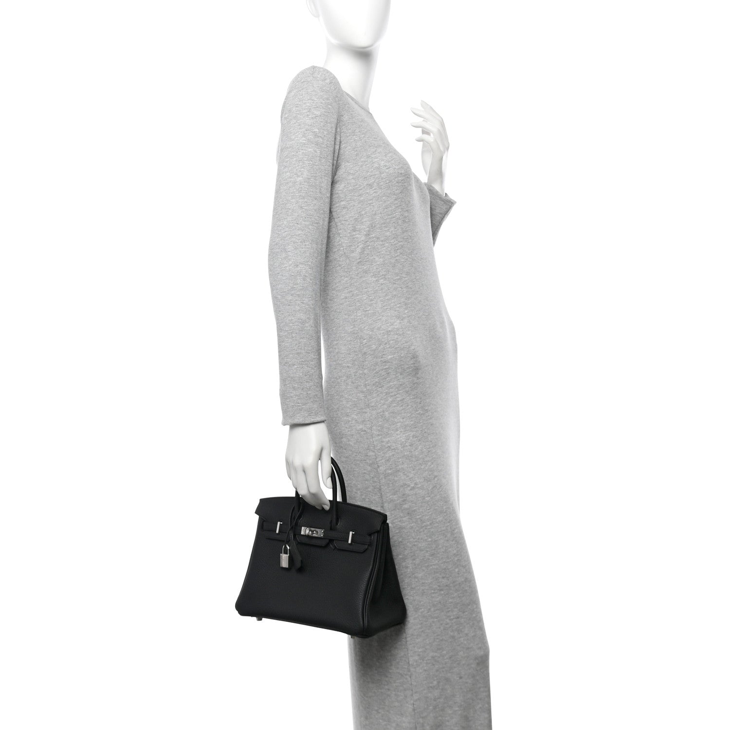 Hermes Togo Birkin 25 Black 2 of 12