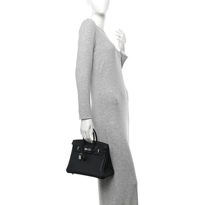 Hermes Togo Birkin 25 Black 2 of 12