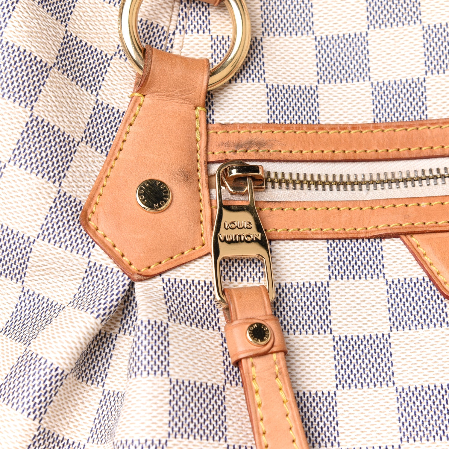 Louis Vuitton Damier Azur Evora MM 9 of 11