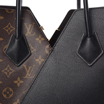 Louis Vuitton Calfskin Monogram Kimono Tote Black 10 of 14