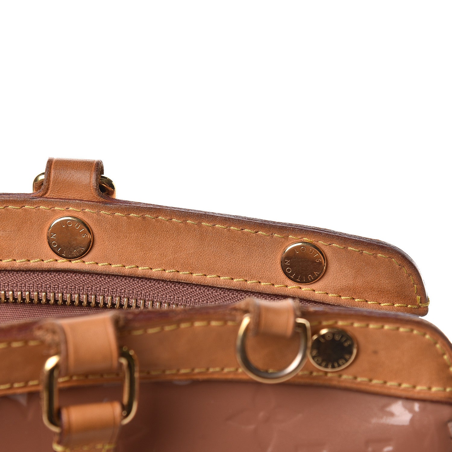 Louis Vuitton Vernis Brea MM Rose Velours 11 of 22