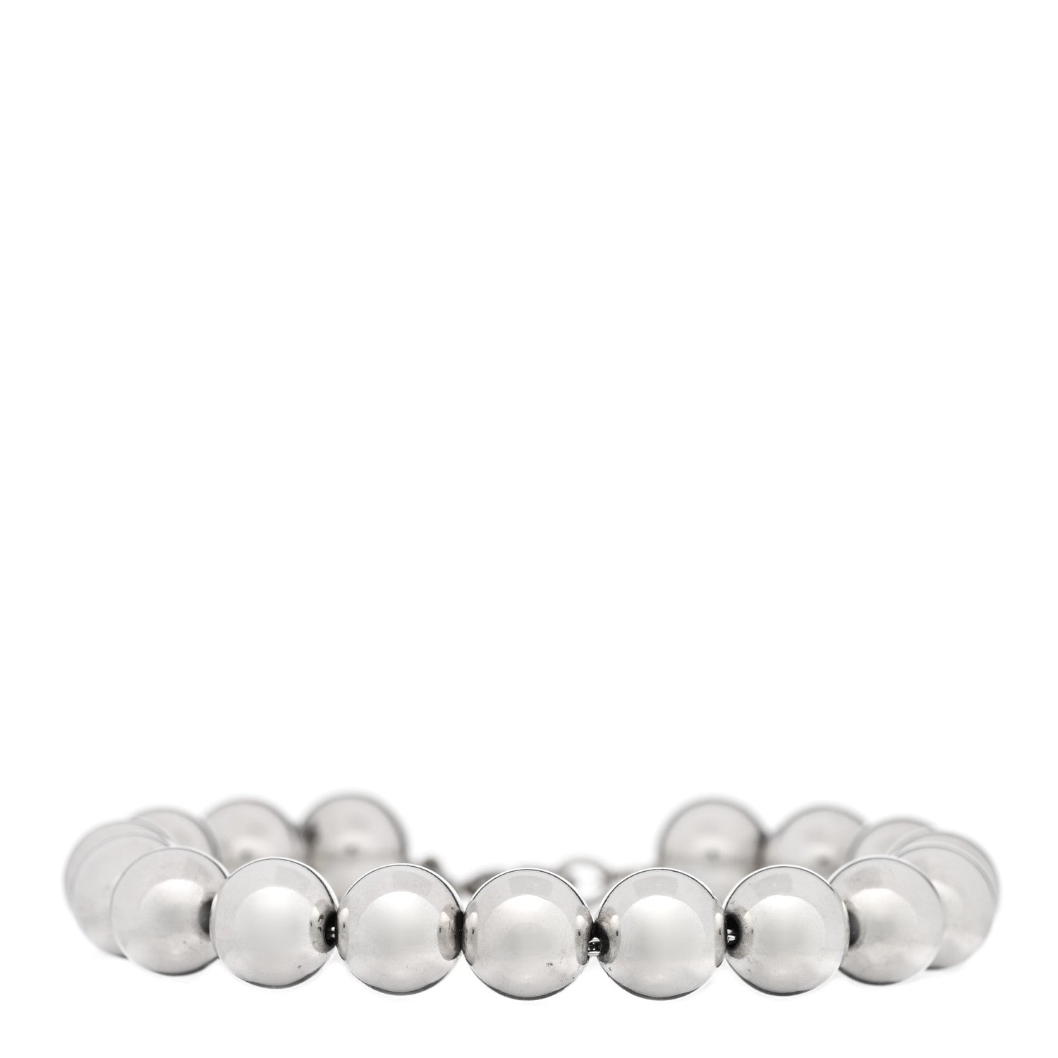 Tiffany Sterling Silver 10mm HardWear Ball Bracelet 1 of 4