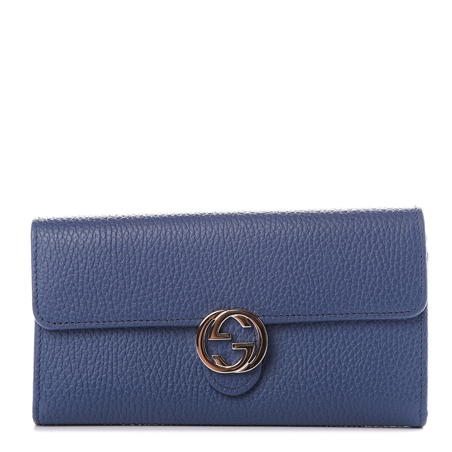 Dollar Calfskin Icon Continental Wallet Caspian