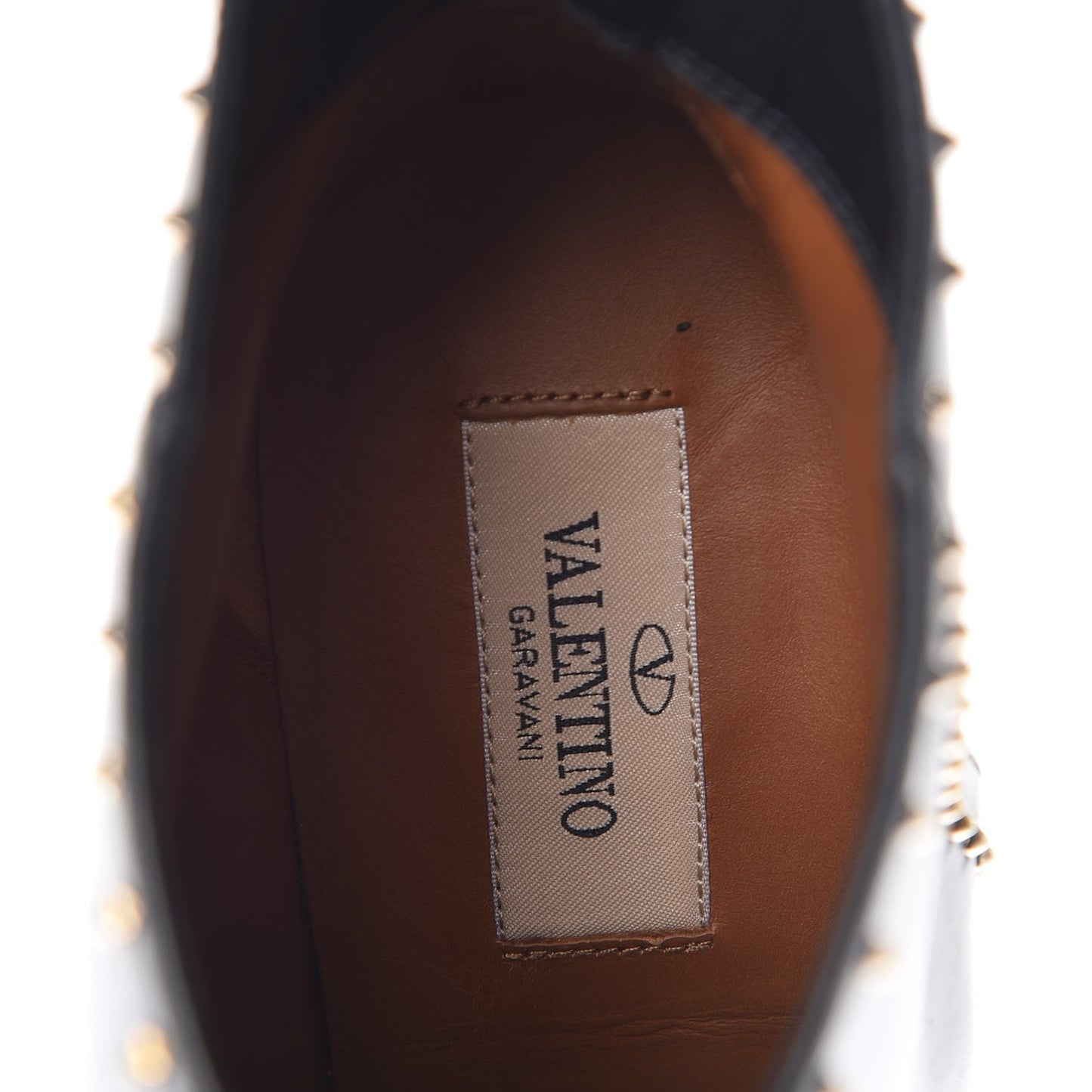 Calfskin Lovestud Ankle Boots 36 Black