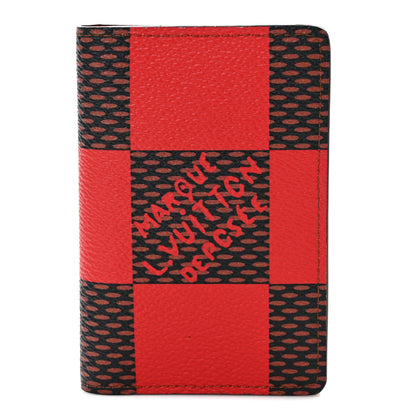 Louis Vuitton Damier Pop Pocket Organizer NM Red 1 of 7