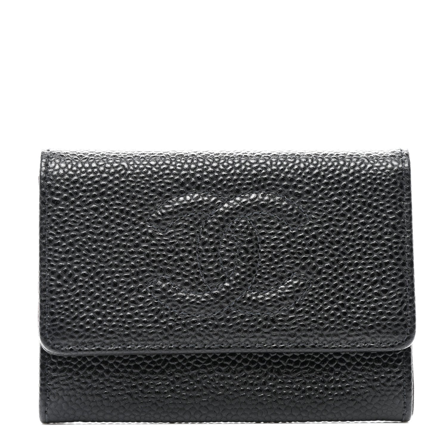 Chanel Caviar Timeless CC Flap Card Holder Black 1 of 8