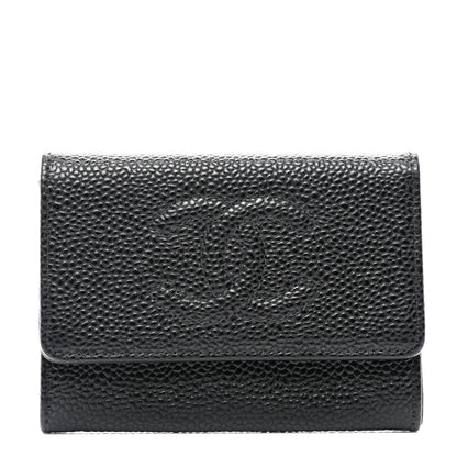 Chanel Caviar Timeless CC Flap Card Holder Black 1 of 8